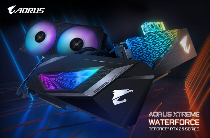 GIGABYTE ra mắt dòng cạc đồ họa AORUS XTREME WATERFORCE Geforce® RTX 20 series