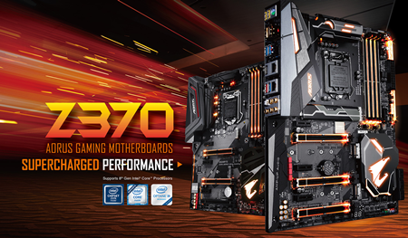 Z370 AORUS Gaming Motherboards with Supercharged Performance