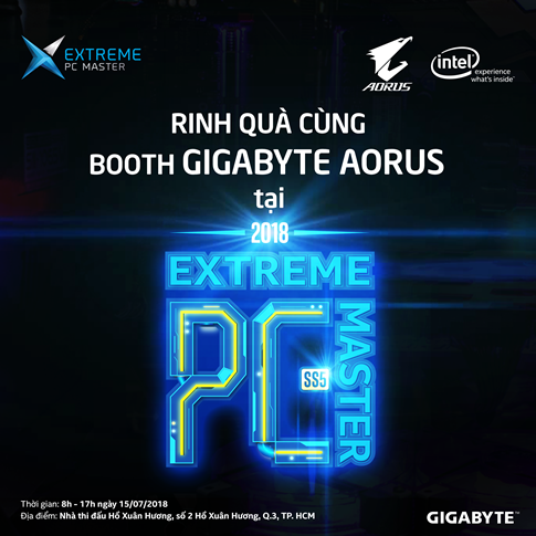 CHECK IN TẠI BOOTH GIGABYTE AORUS